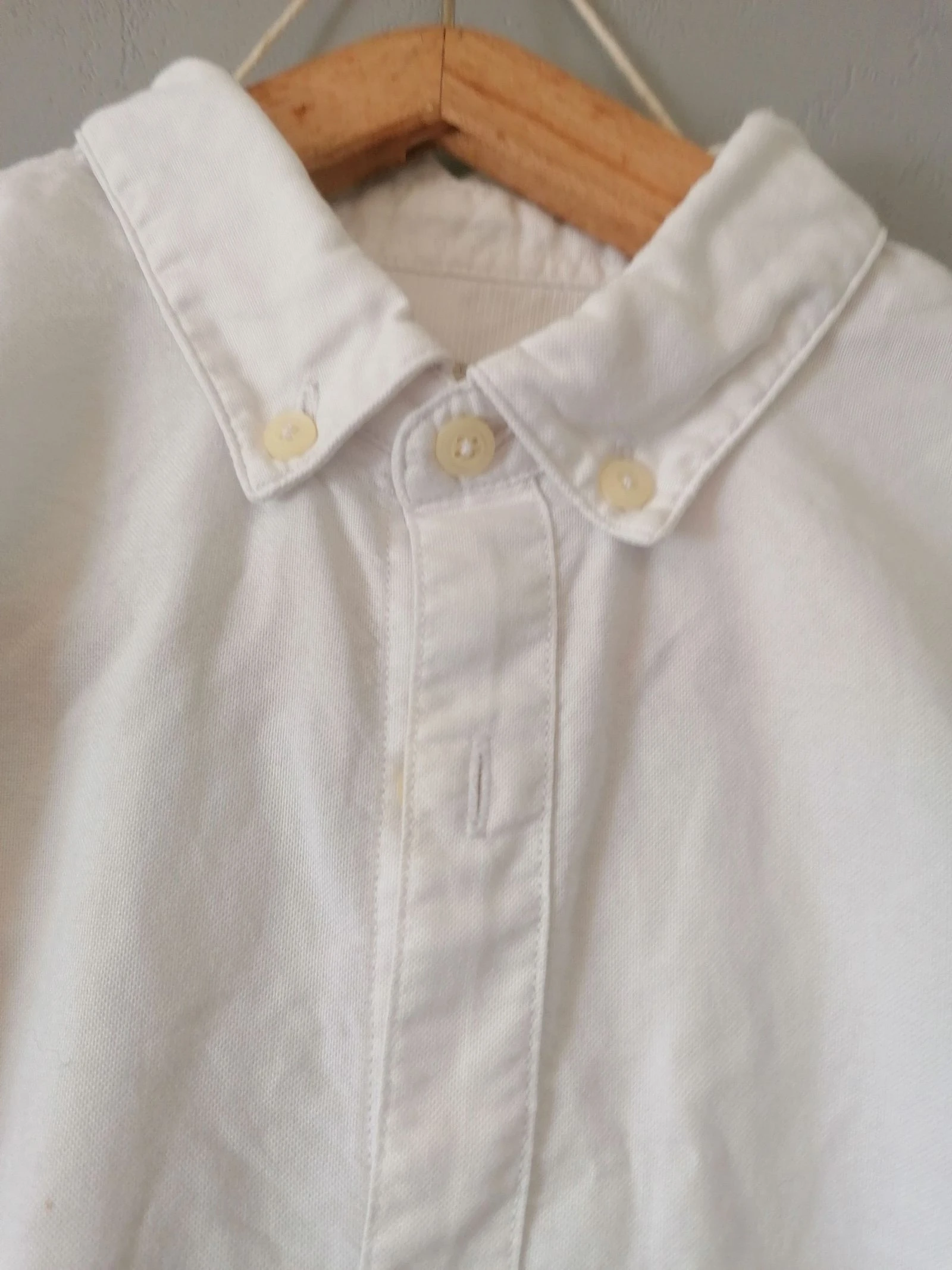 Camisa de manga longa para menino, branca, Zara, 9 anos – photo 5